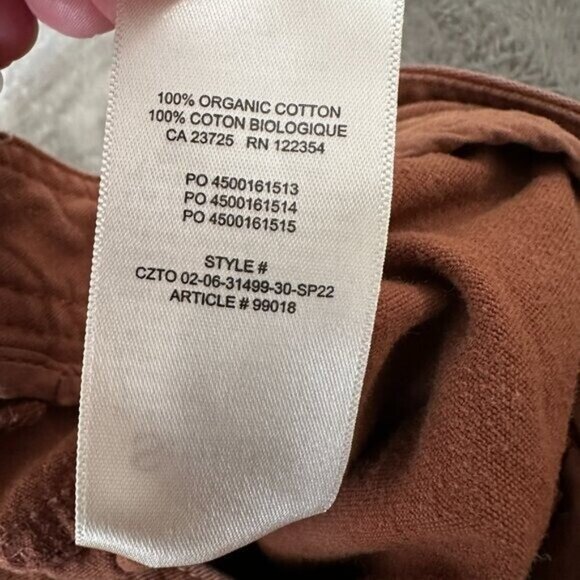 Aritzia Sun-deh Cargo Pants Women's size 2 Brown Tan Straight Leg - Picture 4 of 8